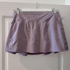 Lululemon Womens Pace Rival Mid-Rise Tennis Skirt - Size 4 - Lavendar